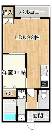 リベルタ基山の物件間取画像